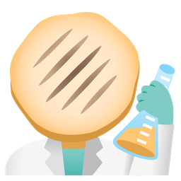 test tube and flatbread