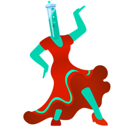 test tube and high-heeled shoe