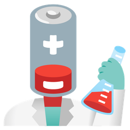 test tube and low battery