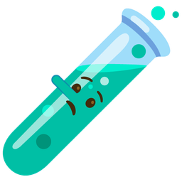 test tube and lying face