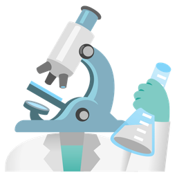 test tube and microscope