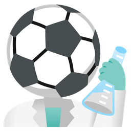 test tube and soccer ball
