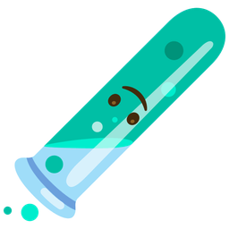 Test tube and Upside-down face