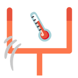 thermometer and american football