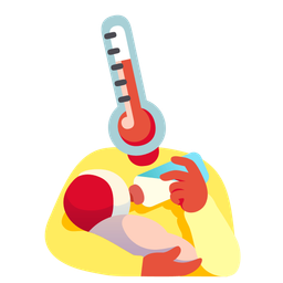 thermometer and baby bottle