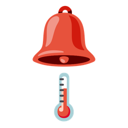 thermometer and bell