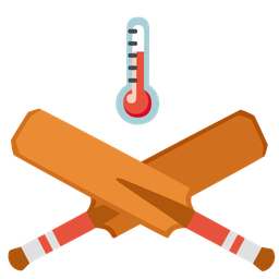 thermometer and cricket game