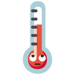 thermometer and face with rolling eyes
