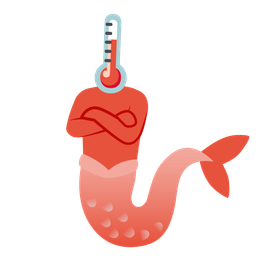 thermometer and fish