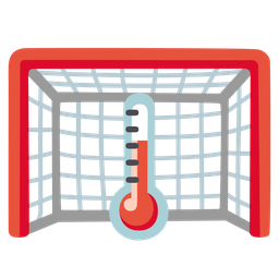 thermometer and goal net