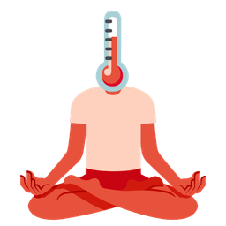 thermometer and lotus