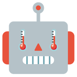 thermometer and robot