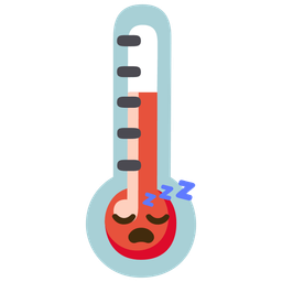 thermometer and sleeping face