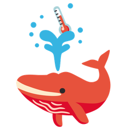 thermometer and spouting whale