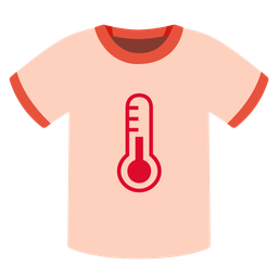 thermometer and t-shirt