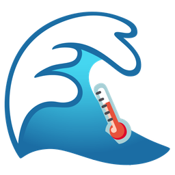 thermometer and water wave