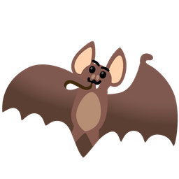 thinking face and bat