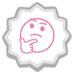 thinking face and fish cake with swirl