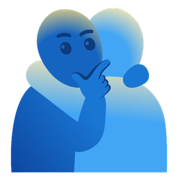 thinking face and people hugging