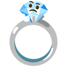 thinking face and ring