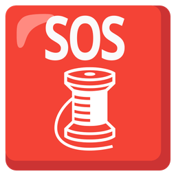 thread and SOS button