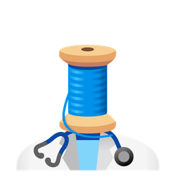 thread and stethoscope
