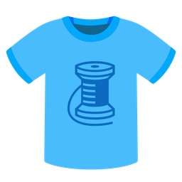 thread and t-shirt