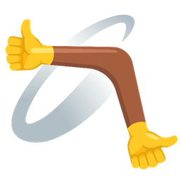 thumbs up and boomerang