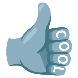 thumbs up and COOL button