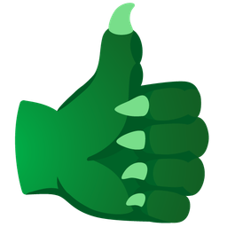 thumbs up and dragon