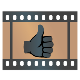 thumbs up and film frames