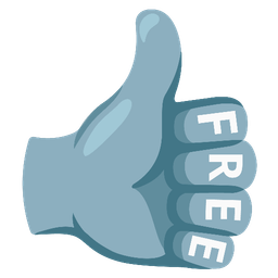 thumbs up and FREE button