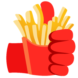 thumbs up and french fries