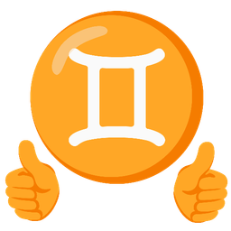 thumbs up and Gemini