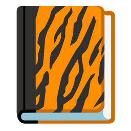 Tiger face and Books