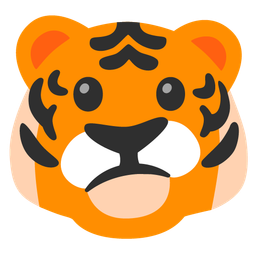 Tiger face and Confused face