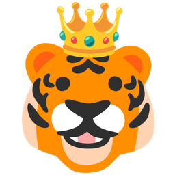 Tiger face and Crown