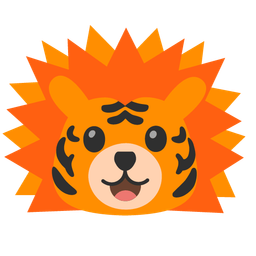 Tiger face and Hedgehog