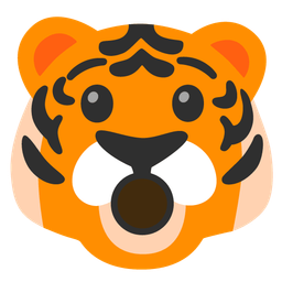 Tiger face and Hushed face