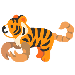 Tiger face and Scorpion