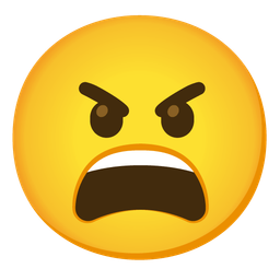 Tired face and Angry face