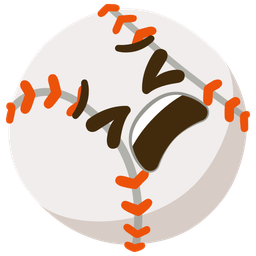 tired face and baseball