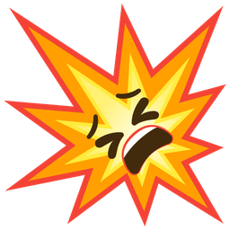 tired face and collision