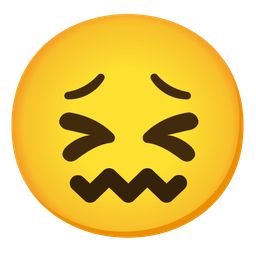 Tired face and Confounded face