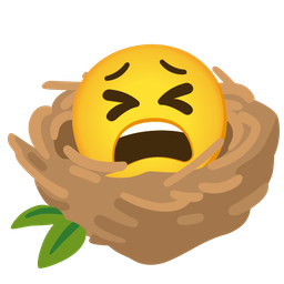 Tired face and Empty nest