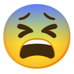 Tired face and Fearful face