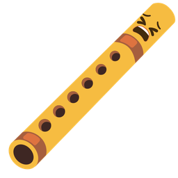 tired face and flute