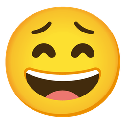 Tired face and Grinning face with smiling eyes