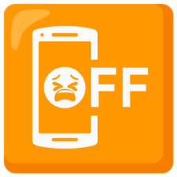 tired face and mobile phone off