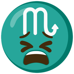 tired face and Scorpio